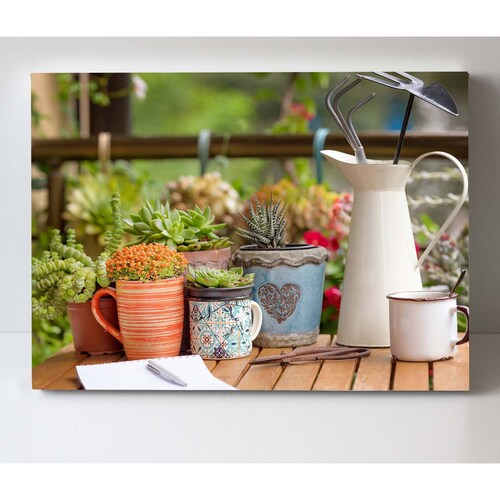 Cuadro Decorativo Canvas Plantas decorativas 135x90