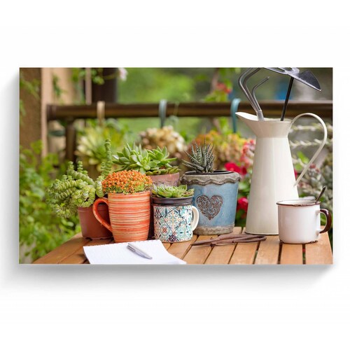 Cuadro Decorativo Canvas Plantas decorativas 75x50