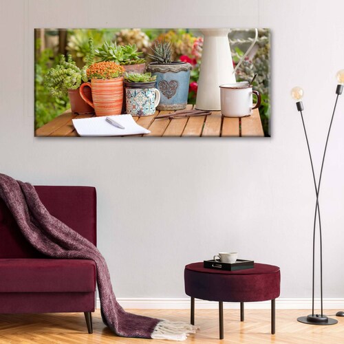 Cuadro Decorativo Canvas Plantas decorativas 100x50