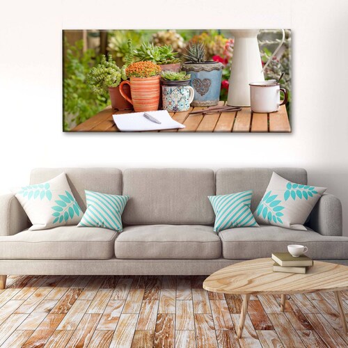 Cuadro Decorativo Canvas Plantas decorativas 120x60