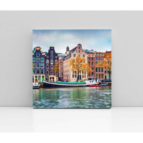 Cuadro Decorativo Canvas Paisaje, Amsterdam 30x30