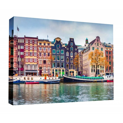 Cuadro Decorativo Canvas Paisaje, Amsterdam 45x30