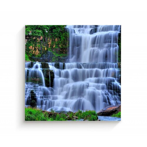 Cuadro Decorativo Canvas Paisaje cascada, Dubai 30x30