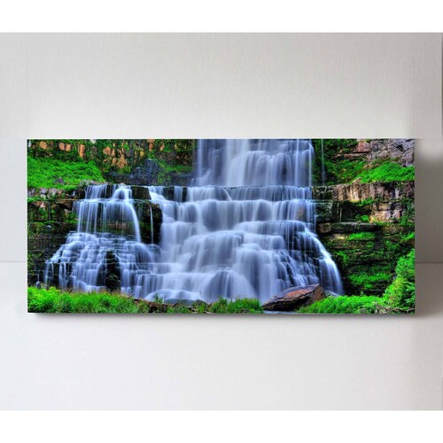 Cuadro Decorativo Canvas Paisaje cascada, Dubai 200x100