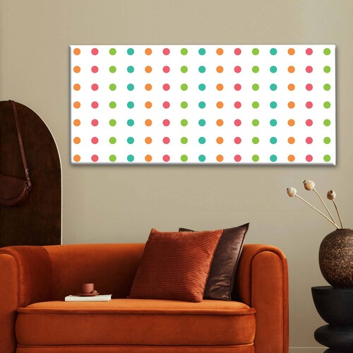 Cuadro Decorativo Canvas Linea de puntos 160x80