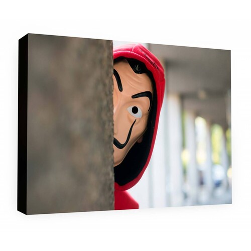 Cuadro Decorativo Canvas "La casa de papel" 75x50