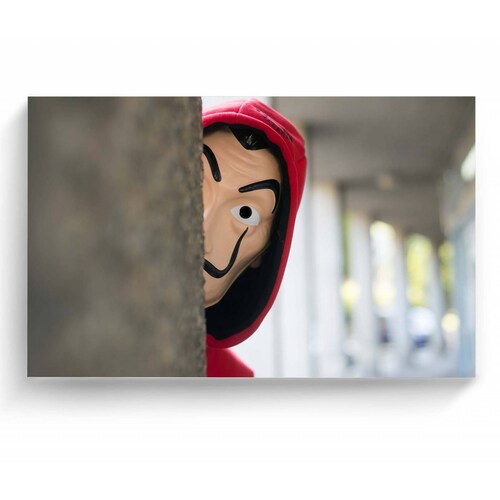 Cuadro Decorativo Canvas "La casa de papel" 75x50