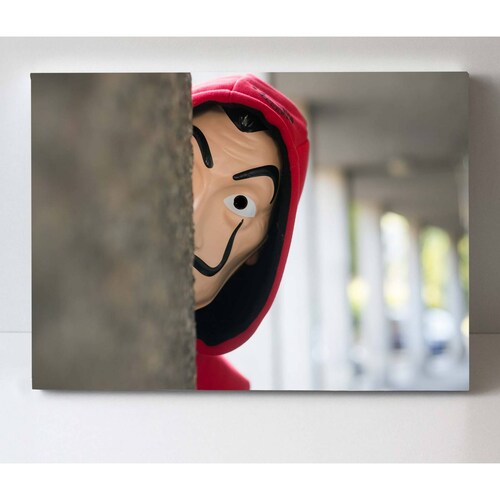 Cuadro Decorativo Canvas "La casa de papel" 75x50