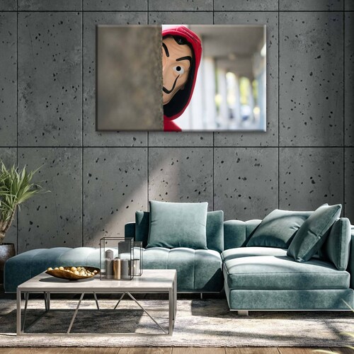 Cuadro Decorativo Canvas "La casa de papel" 75x50