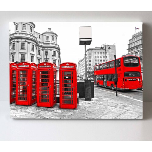 Cuadro Decorativo Canvas Fotografía, Londres 45x30