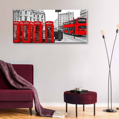 Cuadro Decorativo Canvas Fotografía, Londres 160x80