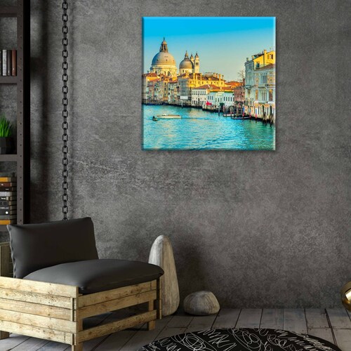 Cuadro Decorativo Canvas Gran Canal, Venecia 100x100