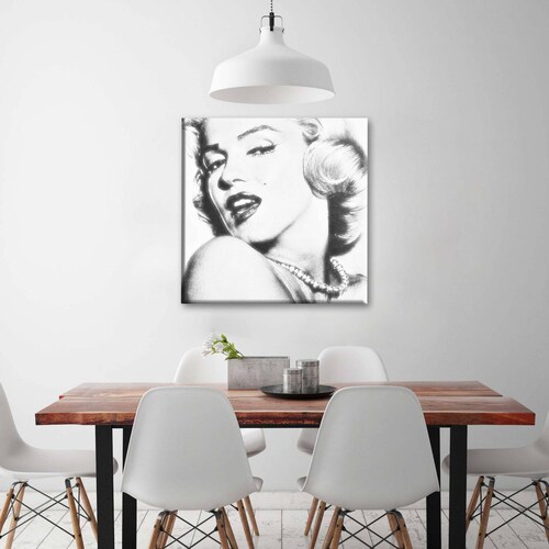 Cuadro Decorativo Canvas Marilyn Monroe Pop Art 30x30
