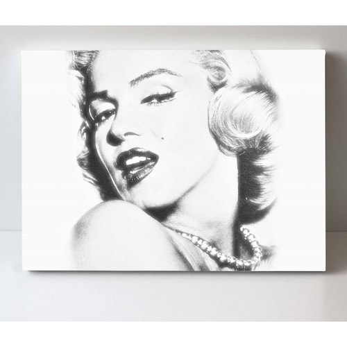 Cuadro Decorativo Canvas Marilyn Monroe Pop Art 75x50