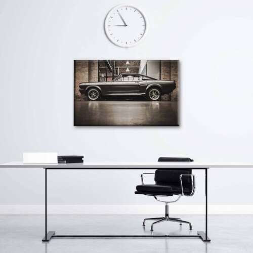 Cuadro Decorativo Canvas Ford Mustang GT 500 45x30