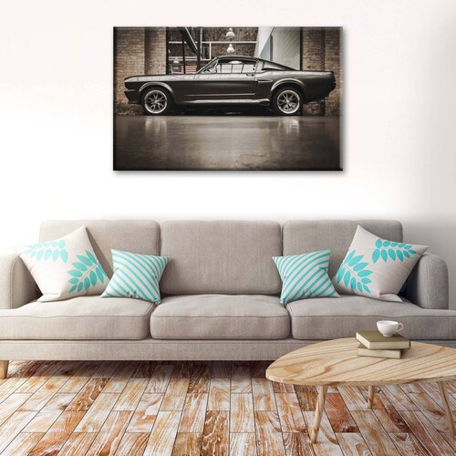 Cuadro Decorativo Canvas Ford Mustang GT 500 45x30