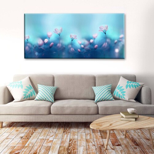 Cuadro Decorativo Canvas Flores de primavera 120x60