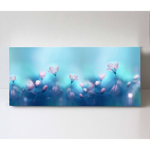 Cuadro Decorativo Canvas Flores de primavera 160x80