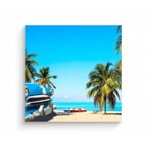 Cuadro Decorativo Canvas Playa Varadero, Cuba  70x70