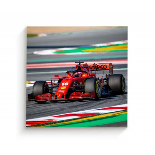 Cuadro Decorativo Canvas Scuderia Ferrari F1 30x30