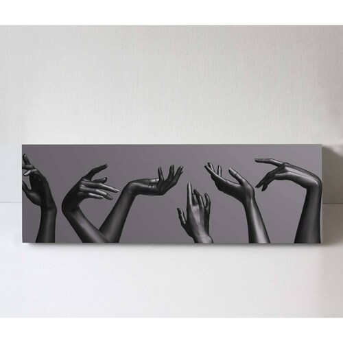Cuadro Decorativo Canvas Manos femeninas  120x60
