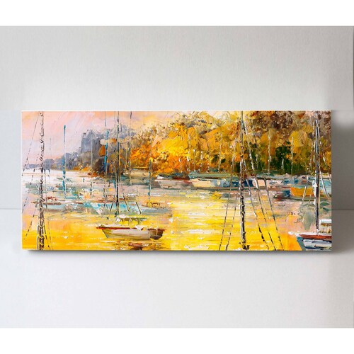 Cuadro Decorativo Canvas Pintura, Puerto Venecia  120x60