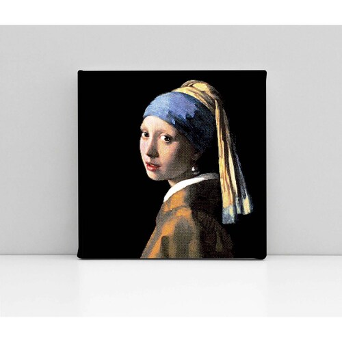 Cuadro Decorativo Canvas Arte Retrato Dama 130x130