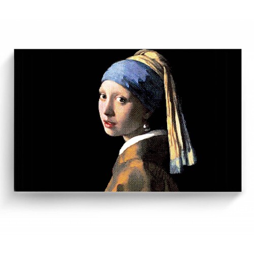 Cuadro Decorativo Canvas Arte Retrato Dama 150x100
