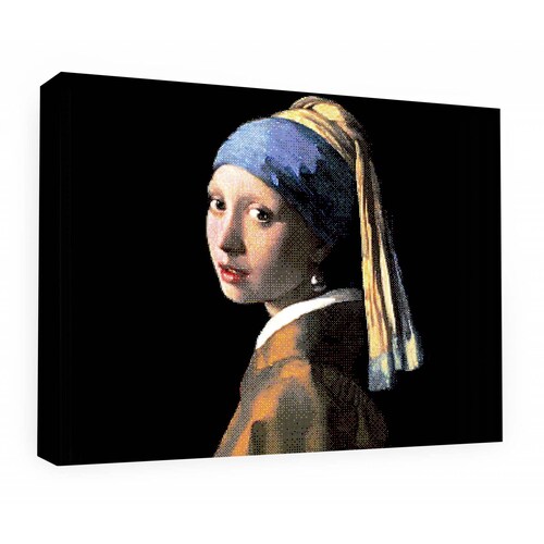 Cuadro Decorativo Canvas Arte Retrato Dama 105x70