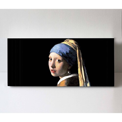 Cuadro Decorativo Canvas Arte Retrato Dama 100x50