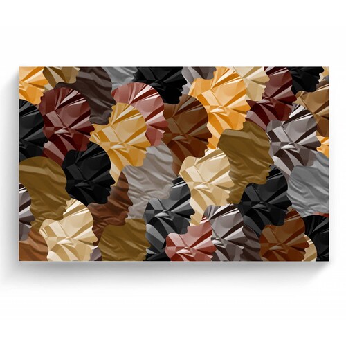 Cuadro Decorativo Canvas Diversidad racial 75x50