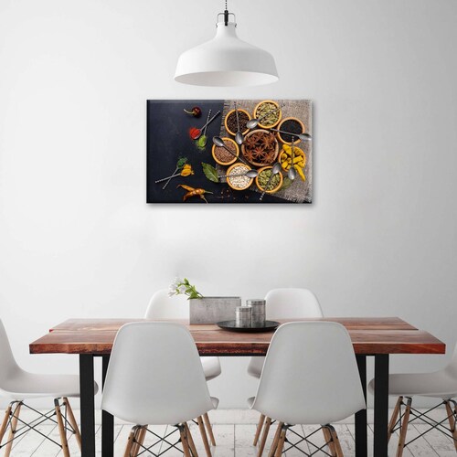 Cuadro Decorativo Canvas Especias y condimentos 150x100