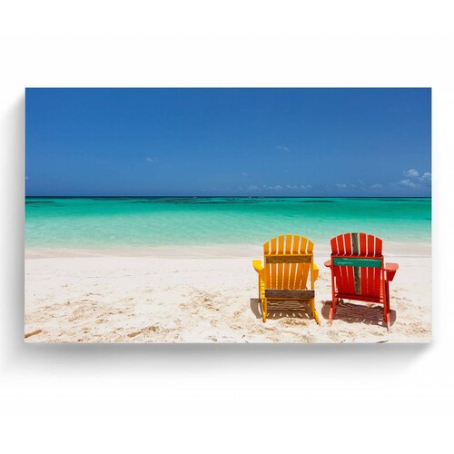 Cuadro Decorativo Canvas Paraiso tropical, Caribe 135x90