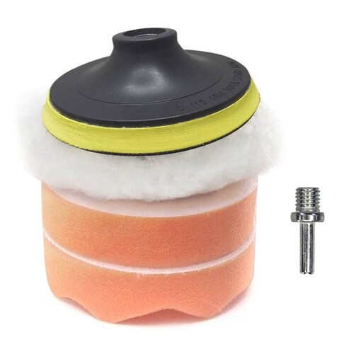 Kit Borlas Para Pulir Para Taladro Almohadilla Esponja 6 Pzs