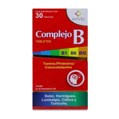 Complejo B, Caja Con 30 Tabletas, Avivia 