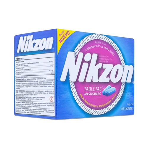 Nikzon, 40 Tabs Maticables. Genomma Laboratories 