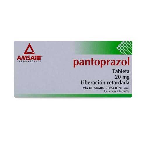 Pantoprazol 7 Tabs 20 Mg Amsa 