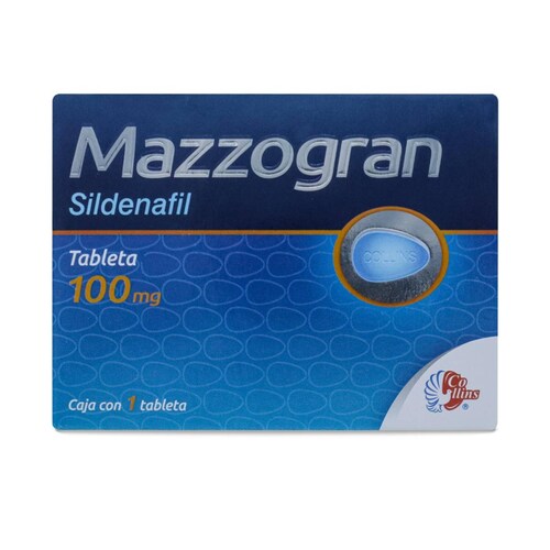 Sildenafil Mazzogran, Caja Con 1 Tableta De 100 Mg 
