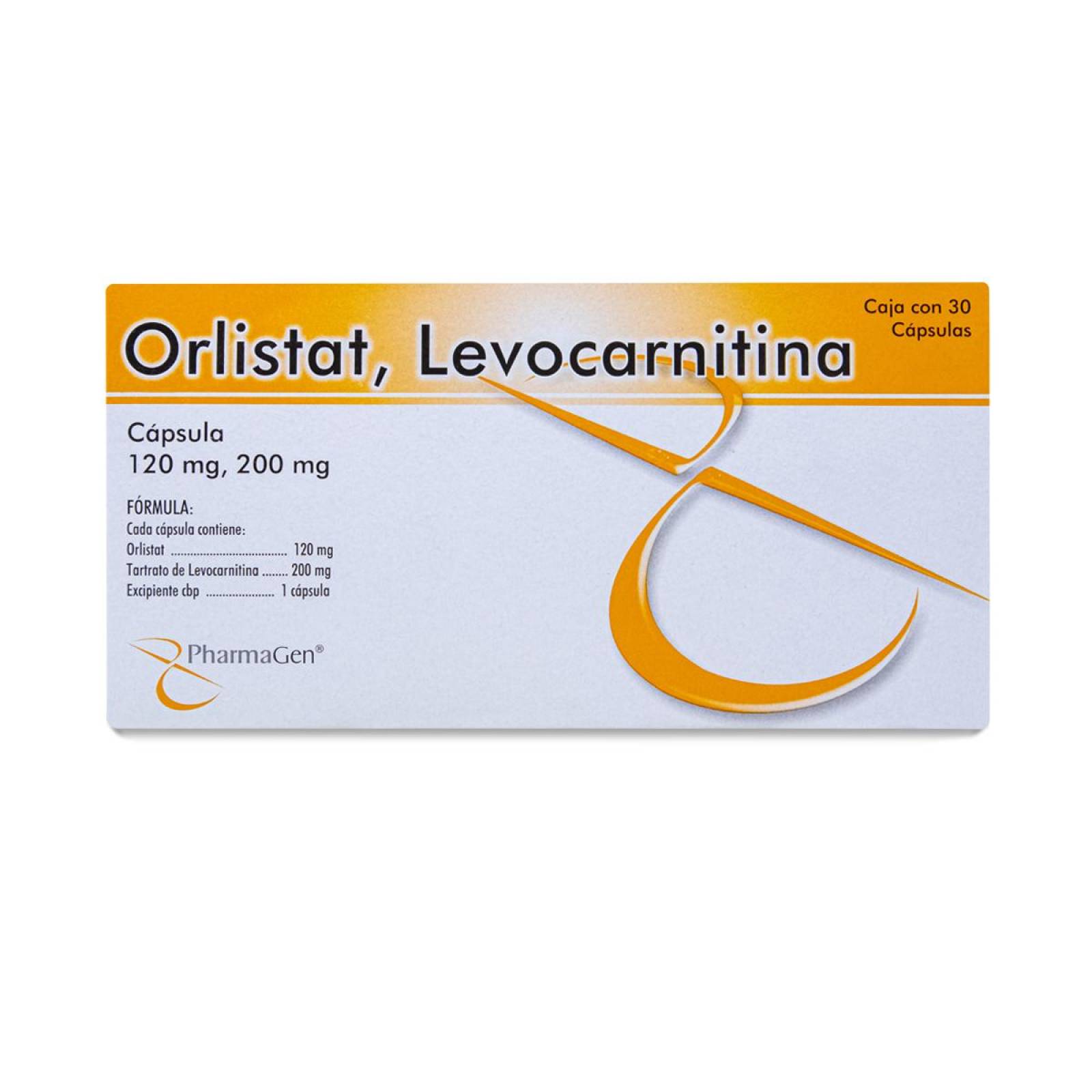 orlistat l carnitina dosis Orlistat, Levocarnitina 30 Caps, Pharmagen