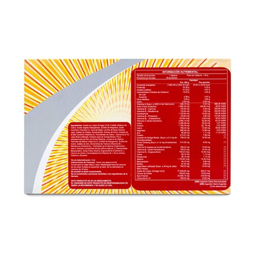 Roca Vit Platinum Vitae 30 Caps Vitaminas Y Minerales Con Ginseng 