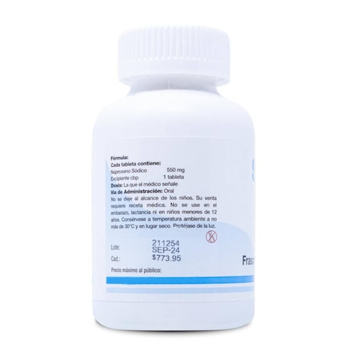 Sonavic Naproxeno Frasco Con 100 Tabs 550 Mg, Victory 