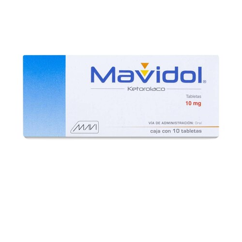 Mavidol Ketorolaco, 10 Tabs, Mavi 