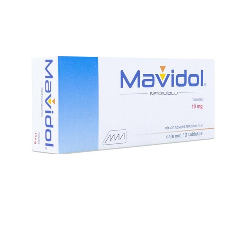 Mavidol Ketorolaco, 10 Tabs, Mavi 