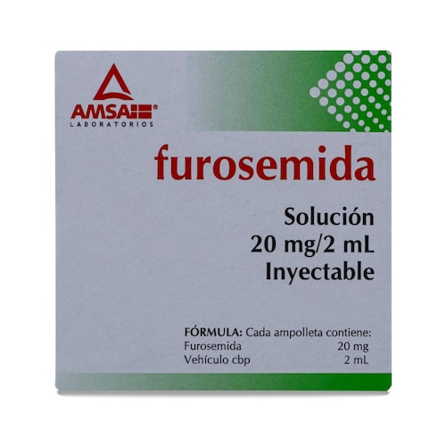 Furosemida 5 Amp 20 Mg /2Ml Amsa 