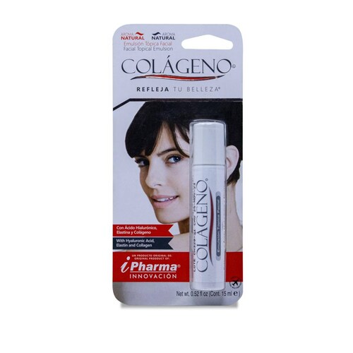 Colageno Emulsion Topica Facial, 15 Ml, Ipharma 