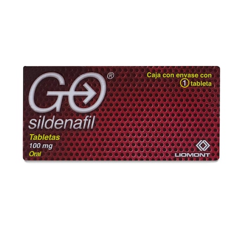 Sildenafil Go, 1 Tableta De 100 Mg, Liomont 