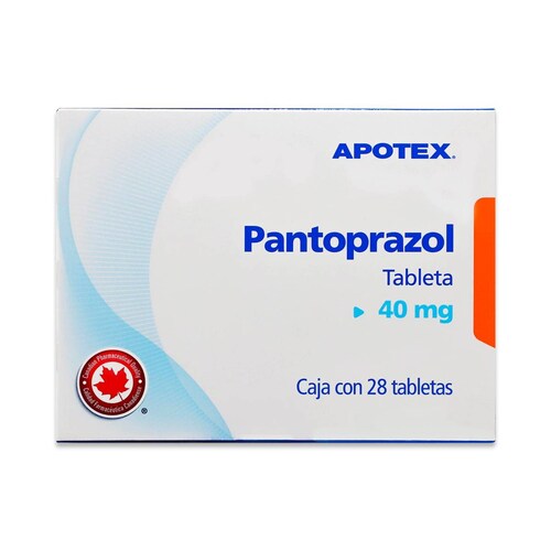 Pantoprazol Apotex Caja Con 28 Tabletas 40 Mg 