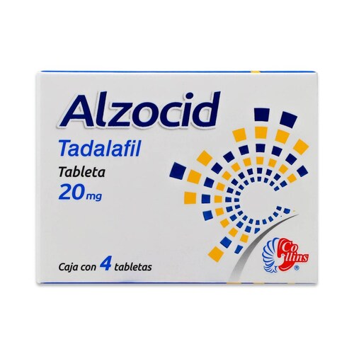 Tadalafil Collins Alzocid Caja Con 4 Tabs De 20 Mg 