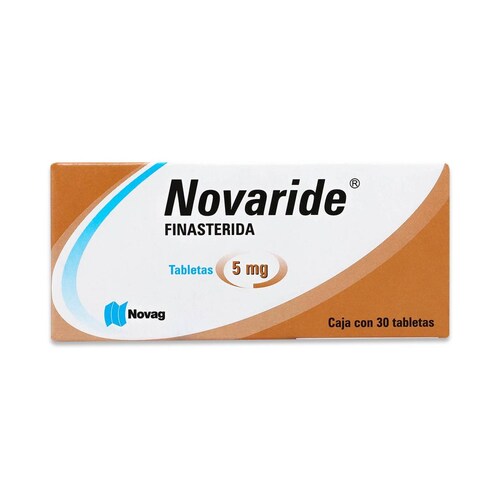 Finasterida Novaride Novag Caja Con 30 Tabletas De 5 Mg 