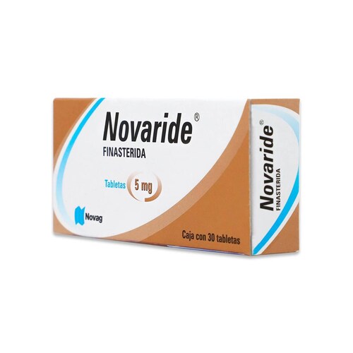 Finasterida Novaride Novag Caja Con 30 Tabletas De 5 Mg 